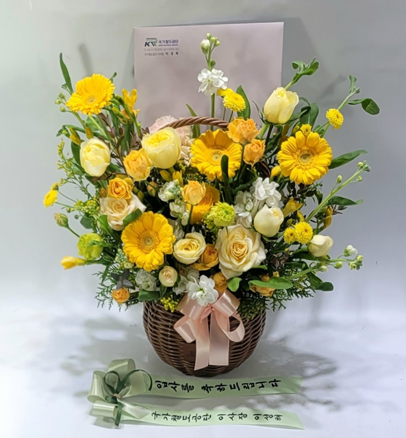 신입직원 환영 KR Welcome Flower 사진