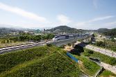 첨부 이미지: 20170803 원주천교 시운전(원주-강릉)(KTX산천)1.jpg