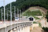 첨부 이미지: 20170803 남대천교 시운전(원주-강릉)(KTX산천)1.jpg