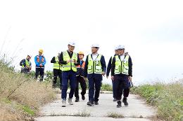 첨부 이미지: 20251014 호남고속 노반침하 현장점검4