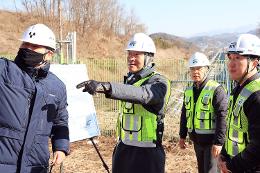 첨부 이미지: 20250213 여주-원주 복선전철 현장점검1