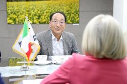 첨부 이미지: 20240814 주한 이탈리아 대사 접견3