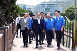 첨부 이미지: 20240524 해운대블루라인 현장방문2