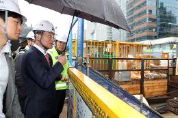 첨부 이미지: 20240325 영동대로 지하공간 복합개발사업 현장점검2