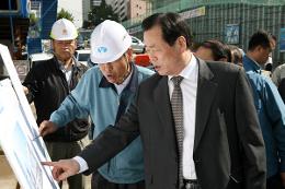 첨부 이미지: 20101005 이사장 경의선 현장순시2