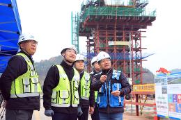 첨부 이미지: 20251125 동해선 강릉-제진 철도건설 현장점검1