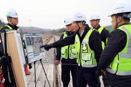 첨부 이미지: 20251124 동해선 강릉-제진 철도건설 현장점검2