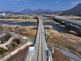 첨부 이미지: 20250319 탐진강1교(경전선 보성-임성리)6