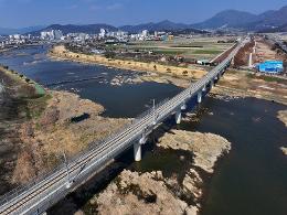 첨부 이미지: 20250319 탐진강1교(경전선 보성-임성리)1