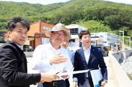 첨부 이미지: 20250617 가덕도신공항 접근철도 현장점검3