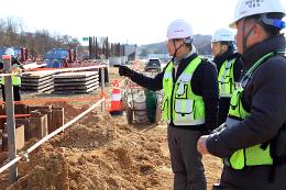 첨부 이미지: 20260121 장항선 개량 2단계 건설사업 현장점검3