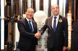 첨부 이미지: 20250917 GICC 2025 타지키스탄 교통부 징관 접견1