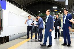 첨부 이미지: 20250609 KTX 점검열차 탑승 현장점검4