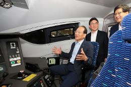 첨부 이미지: 20250609 KTX 점검열차 탑승 현장점검1