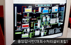 중앙감시반(재회수처리설비포함) 사진