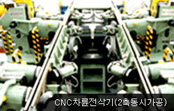 CNC차륜전삭기(2축동시가공) 사진