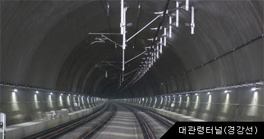 대관령터널(경강선) 사진