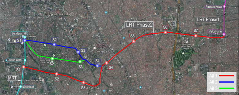 인도네시아 자카르타 LRT 2단계 Pre-FS